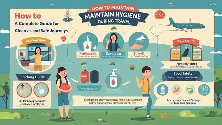 how to maintain hygiene during travel.